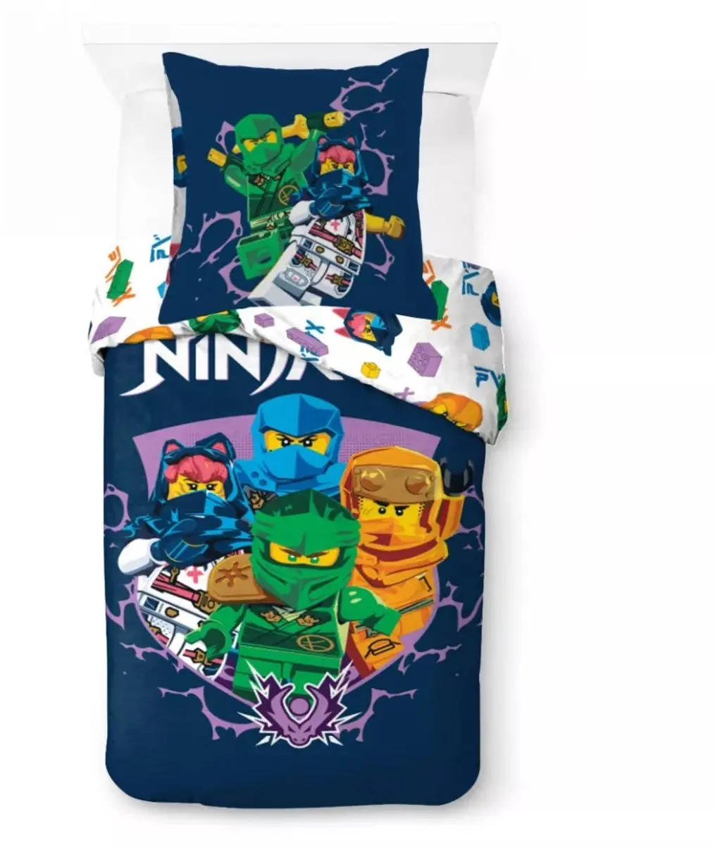 Lego dekbedovertrek Ninjago Training 100 x 135 cm