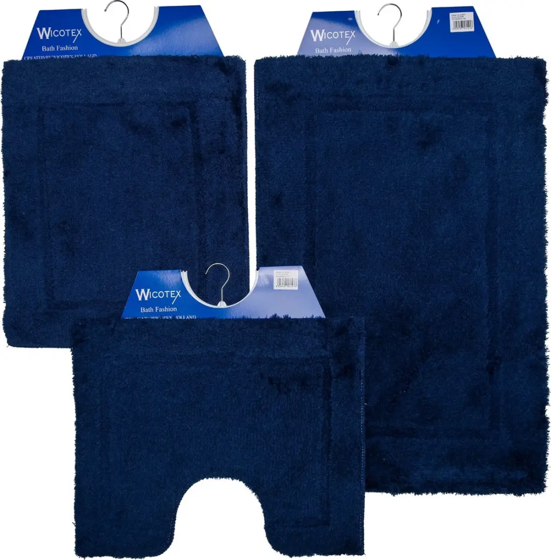 Wicotex Bidetmat 50x60cm Blauw