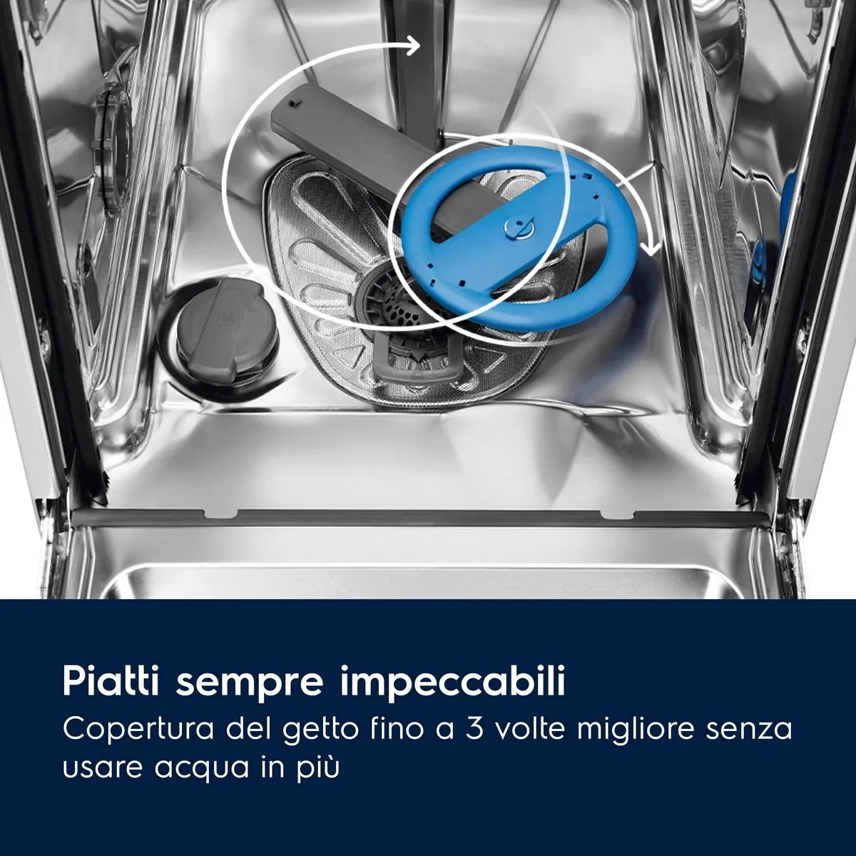 Electrolux EEM69300IX Semi-ingebouwd Vaatwasser 15 Couverts
