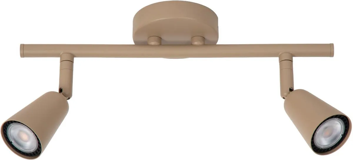 Lucide Tiana Wandspot 2xGU10 - Taupe