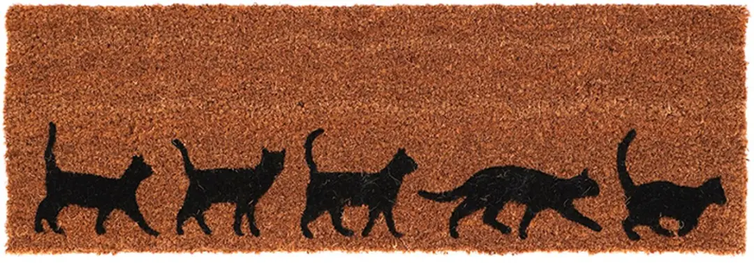 Esschert Design Deurmat kokos katten