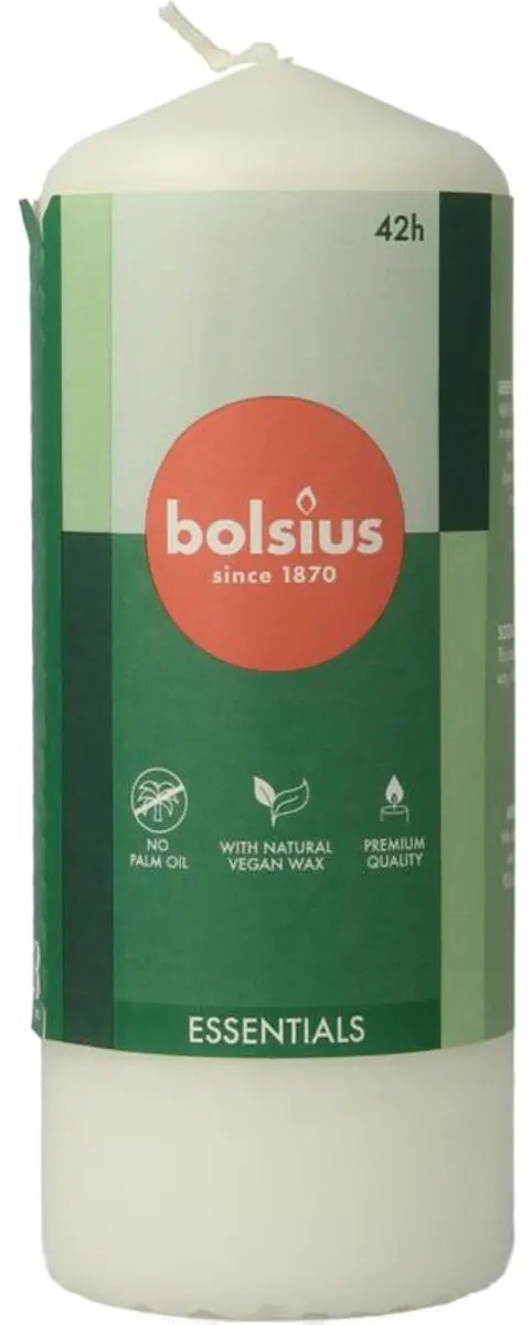 Bolsius Stompkaars Essentials 150/58 Cloudy White