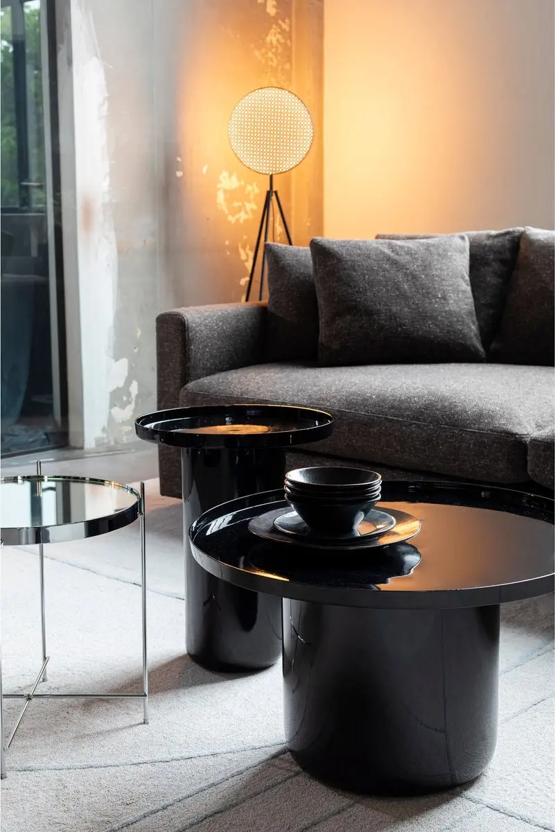 Zuiver Shiny Bomb Bijzettafel 40cm - Zwart - afbeelding 4 van 6