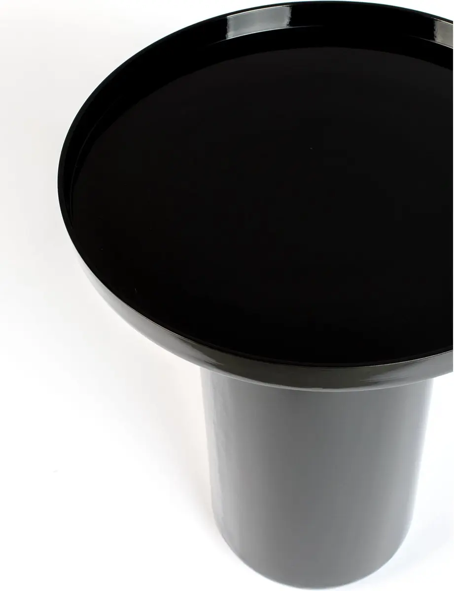 Zuiver Shiny Bomb Bijzettafel 40cm - Zwart - afbeelding 6 van 6
