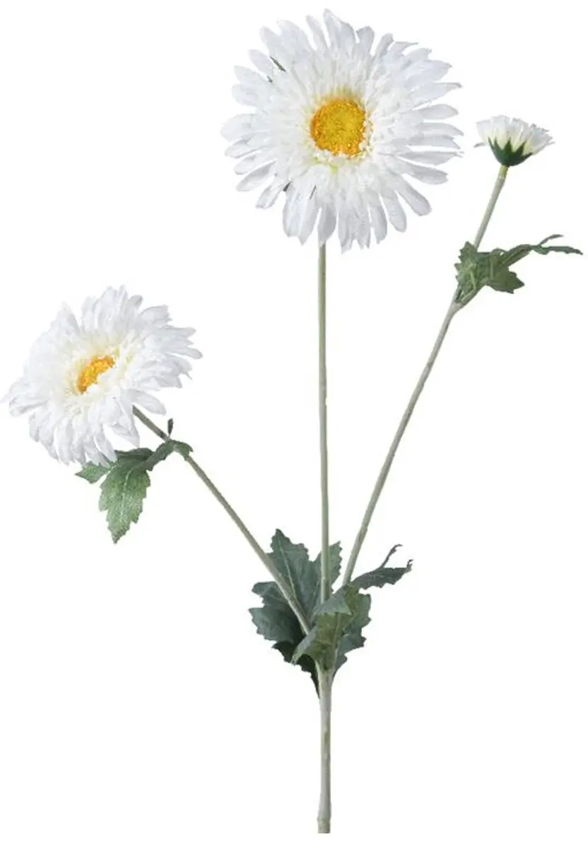 Kunstbloem Madeliefje h68cm wit