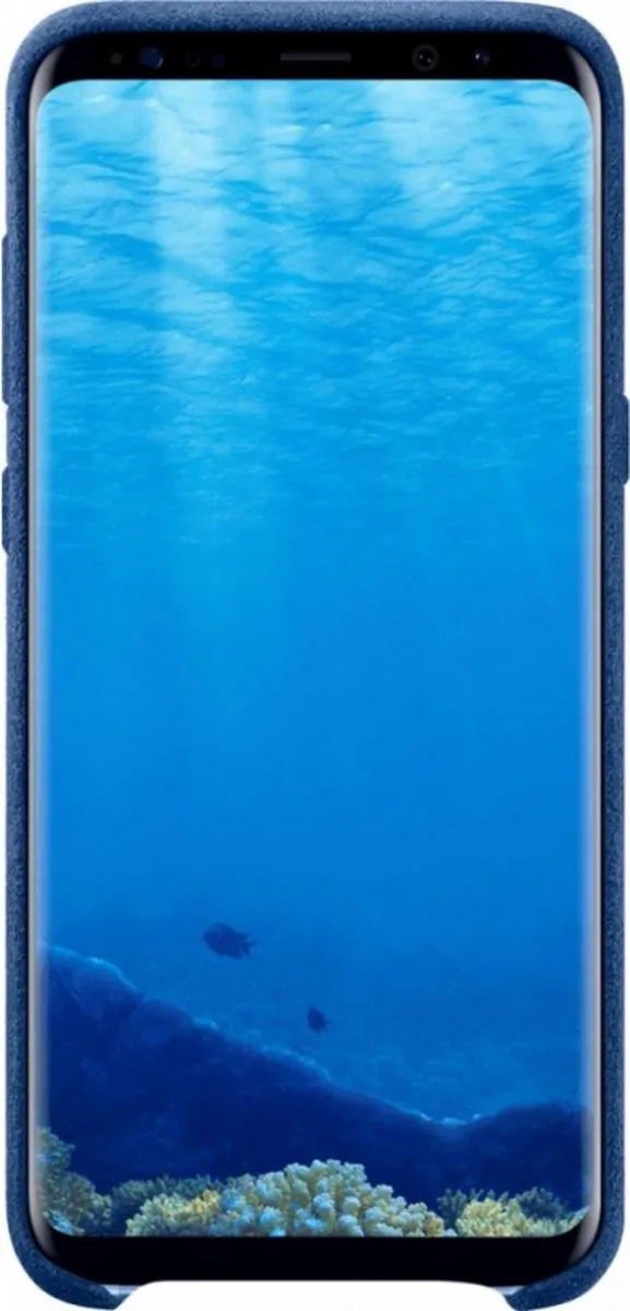 Samsung Galaxy S8+ Hoesje Alcantara Blauw EF-XG955ALEGWW