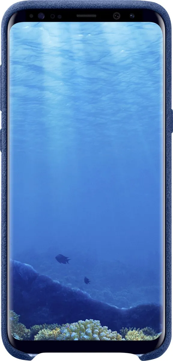 Samsung Galaxy S8+ Hoesje Alcantara Blauw EF-XG955ALEGWW
