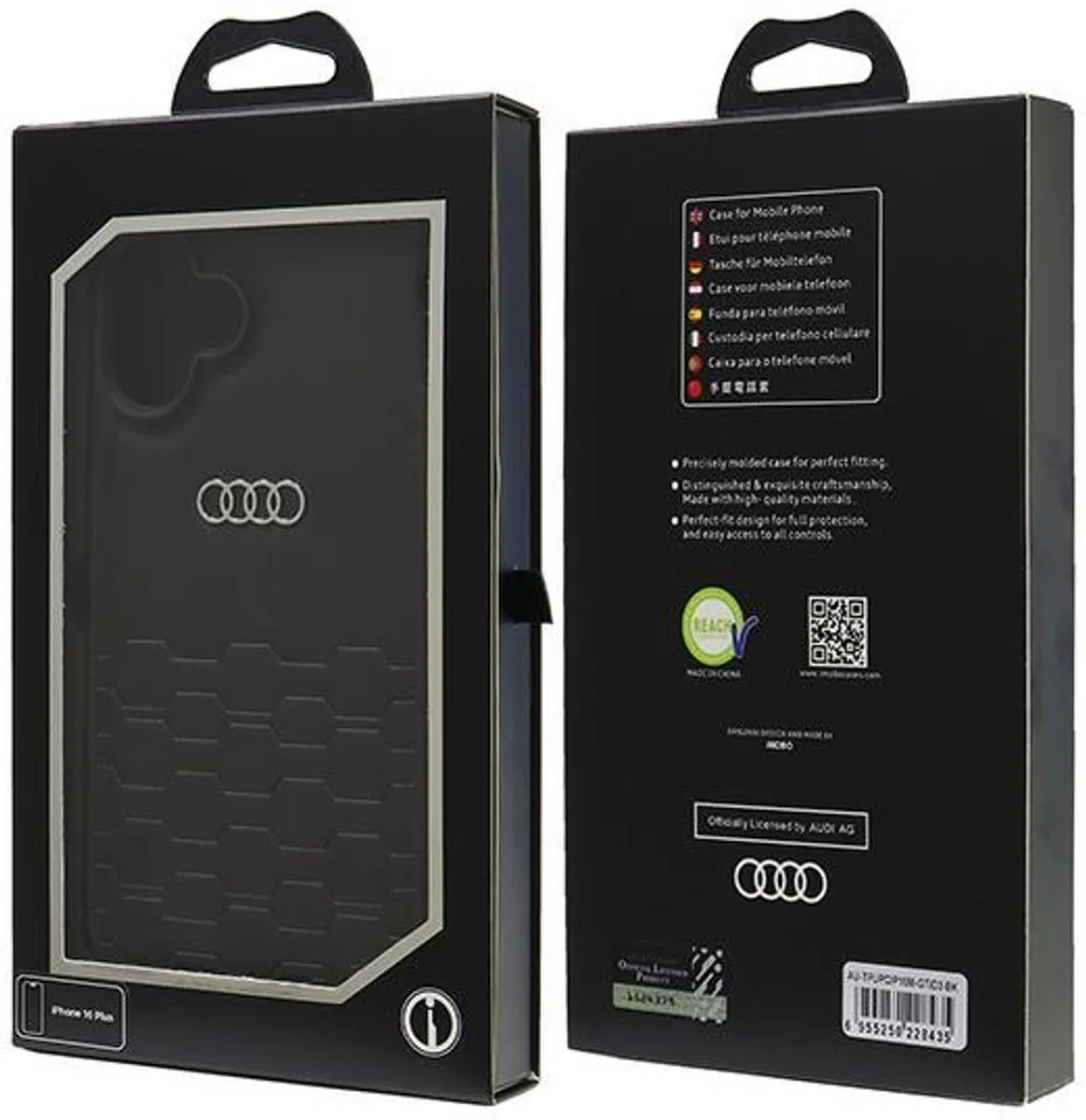 Audi Hoesje voor iPhone 16 Plus 6.7 - Transparent - afbeelding 2 van 6