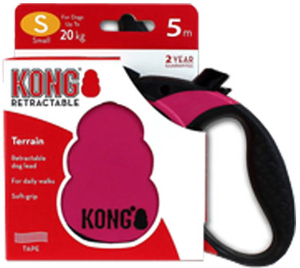 KONG Terrain Rollijn - 5m Roze - Tot 20kg