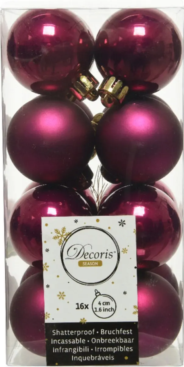 Decoris kleine kerstballen