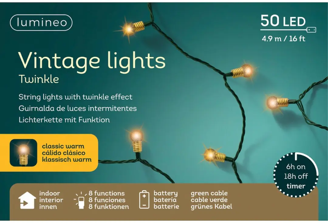 Lumineo Vintage kerstverlichting