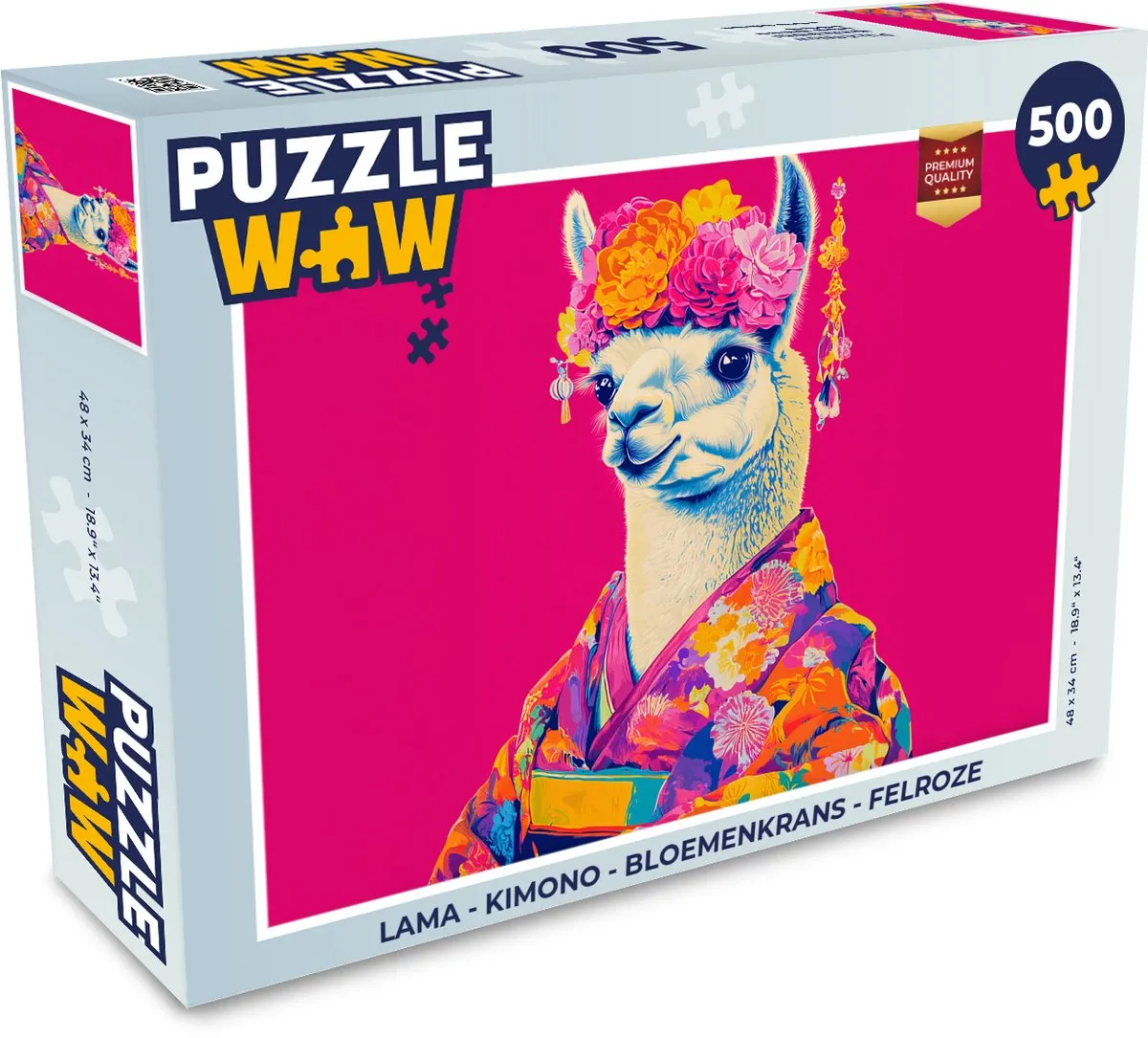 PuzzleWow Lama Legpuzzel 500 Stuks