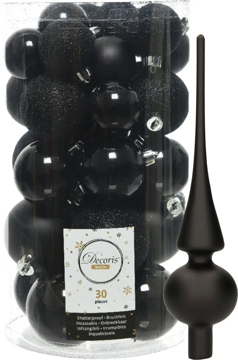 Decoris kerstballen 30x stuks