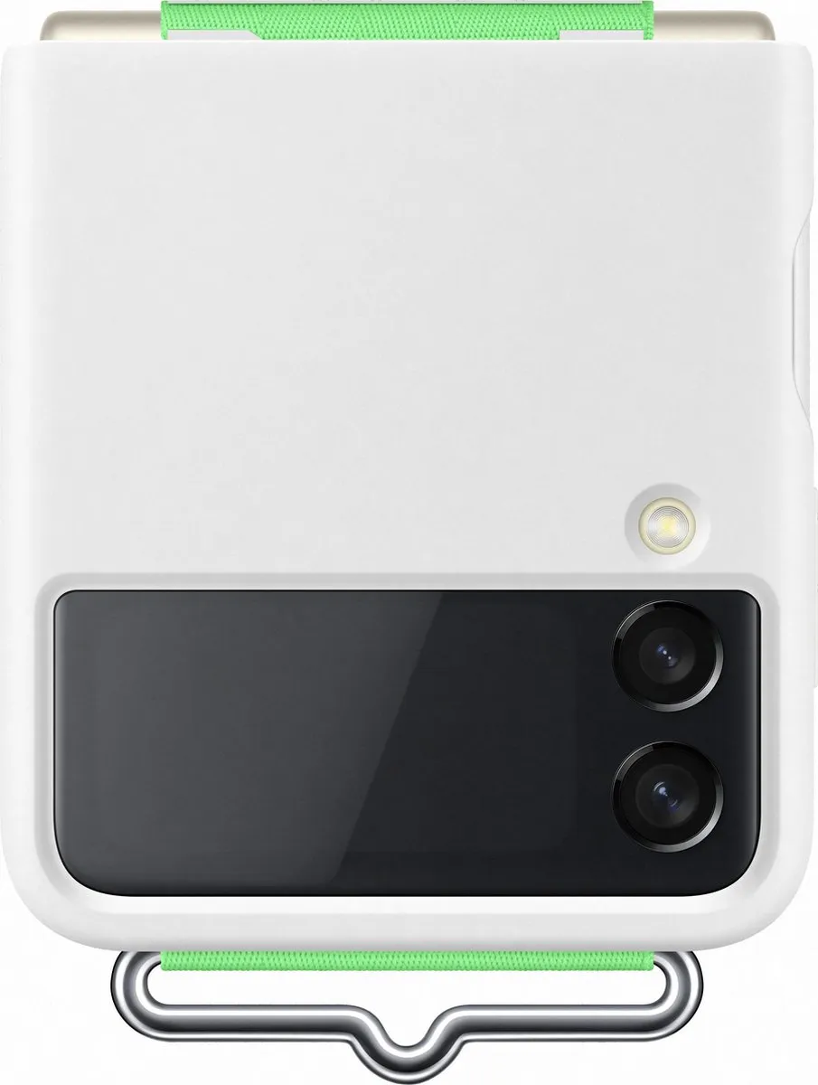 Samsung Galaxy Z Flip3 Siliconen Hoesje EF-GF711TWEGWW - Wit