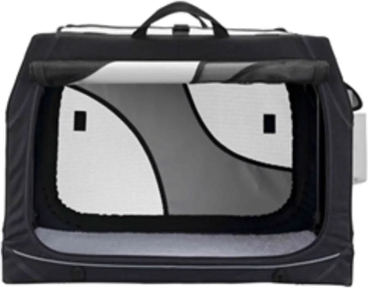 Trixie Reismand Vario - 76x48x51cm - Zwart/Grijs - afbeelding 2 van 6