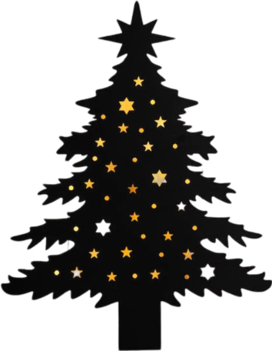 Anna's Collection Kerstboom Muurhanger 48LED