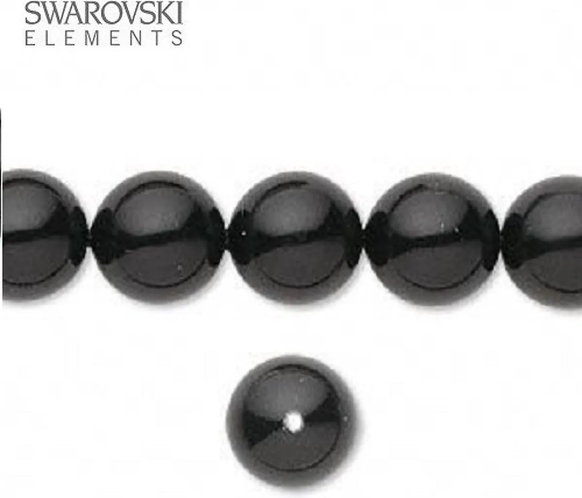 Swarovski Elements Parels 10mm Mystic Black