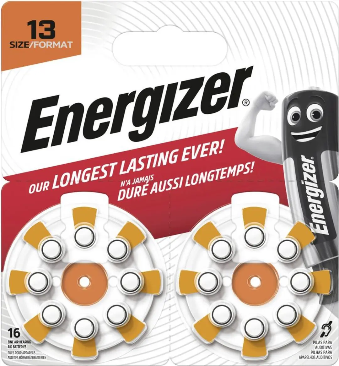 Energizer ZA312 Knoopcel Zink-lucht