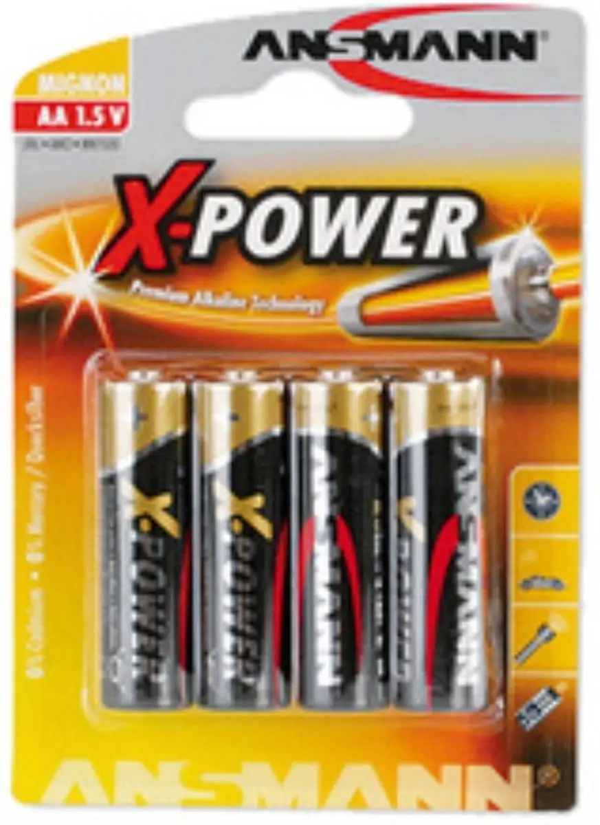 Ansmann AA XPowe Batterijen - 4 Stuks - afbeelding 2 van 2