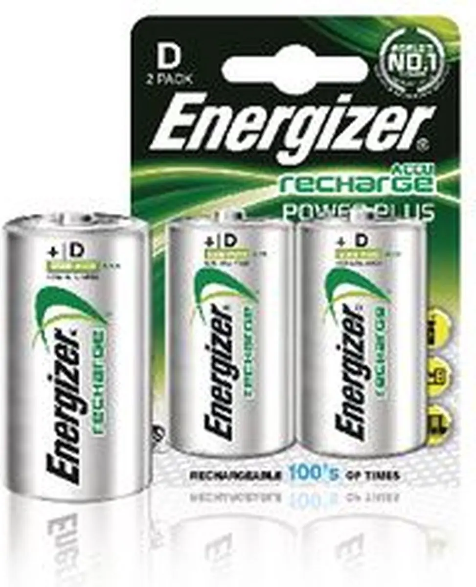 Energizer Power Plus D 2500mAh - 2 Stuks - afbeelding 6 van 6