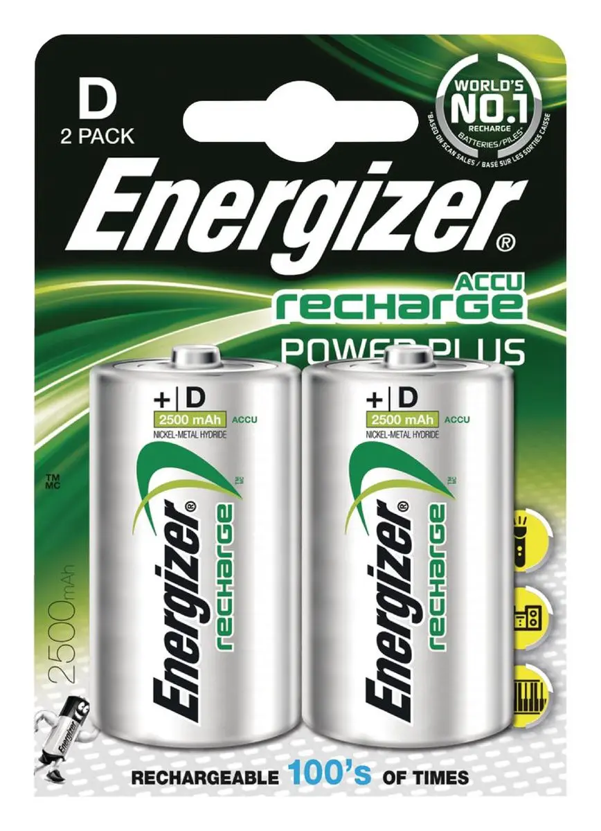 Energizer Power Plus D 2500mAh