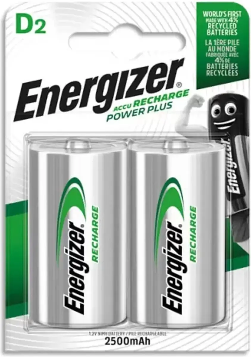 Energizer Power Plus D 2500mAh - 2 Stuks - afbeelding 5 van 6