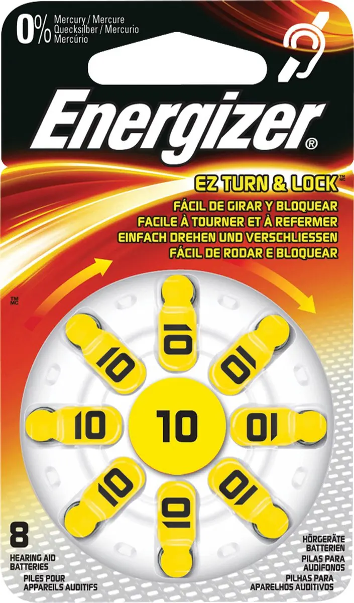Energizer Hearing Aid PR70 Knoopcelbatterijen