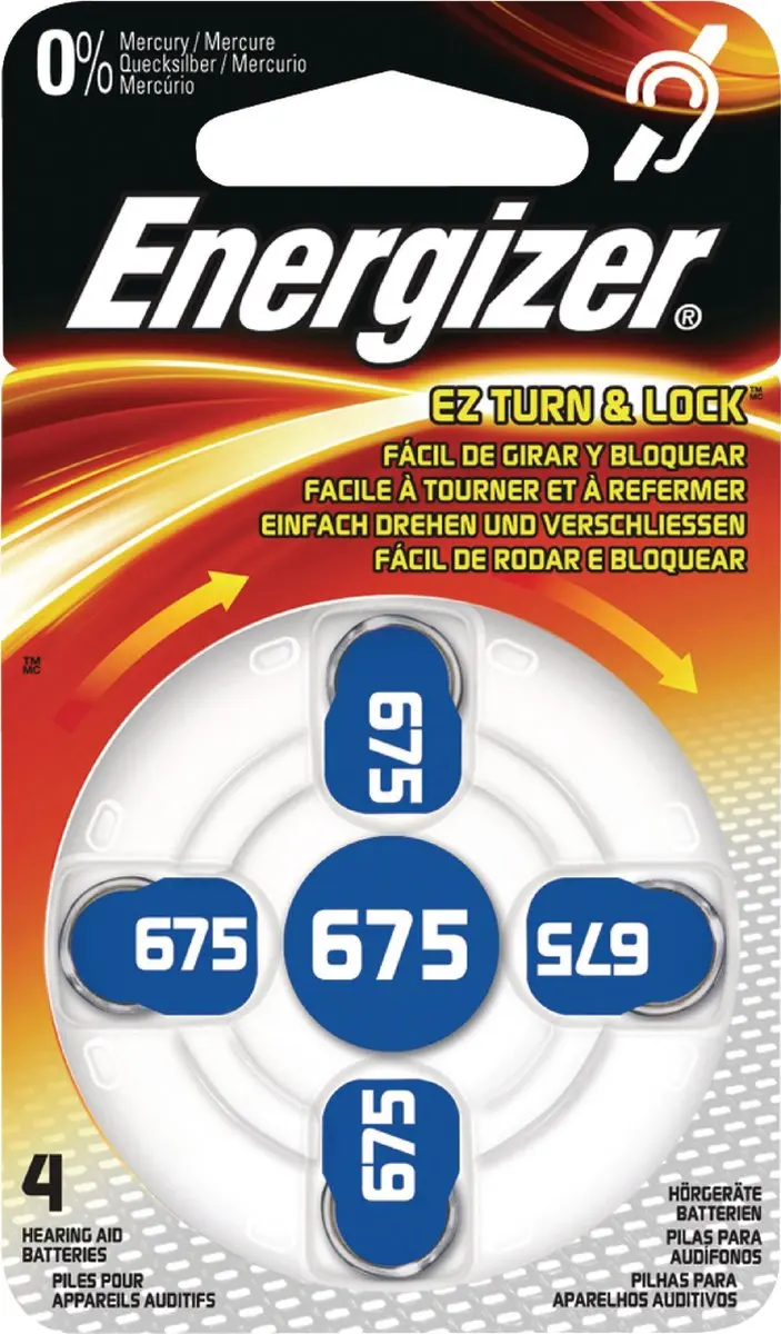 Energizer 675 Knoopcelbatterijen