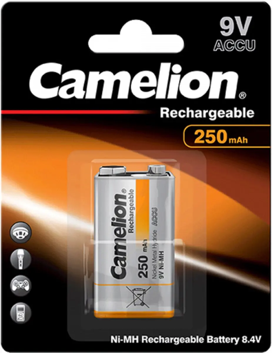 Camelion 9V Oplaadbaar