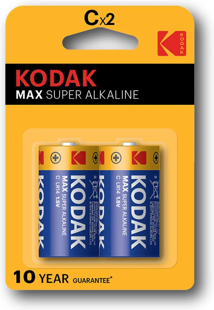 Kodak Max Alkaline LR14 Batterij