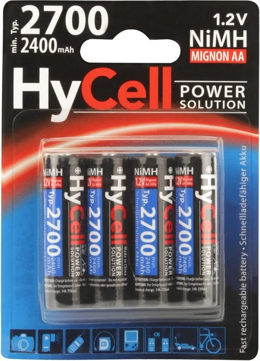 Ansmann NiMH AA 2700mAh - 4 Stuks - afbeelding 3 van 3