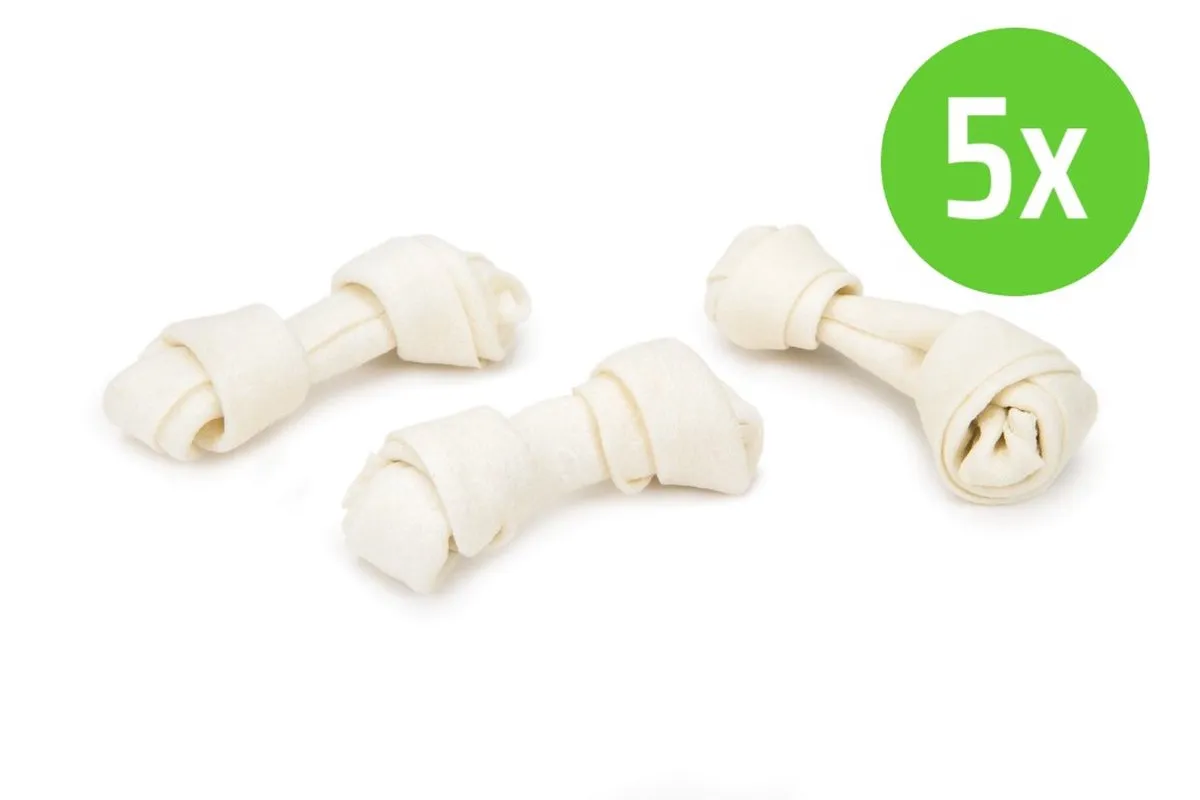 Beeztees Kauwknoop Wit 7cm