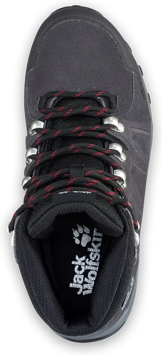 Jack Wolfskin Refugio Texapore Dames Wandelschoenen 38 - dark steel/purple - afbeelding 5 van 6