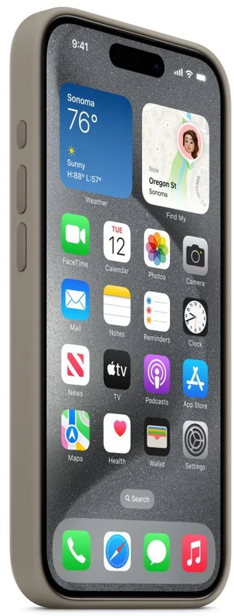 Apple iPhone 15 Pro Siliconenhoesje MT1E3ZM/A - Clay