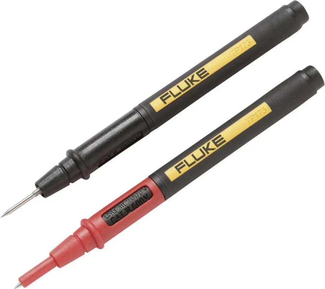 Fluke TP175E Veiligheids-testpuntenset 4mm - Zwart/Rood - afbeelding 3 van 3
