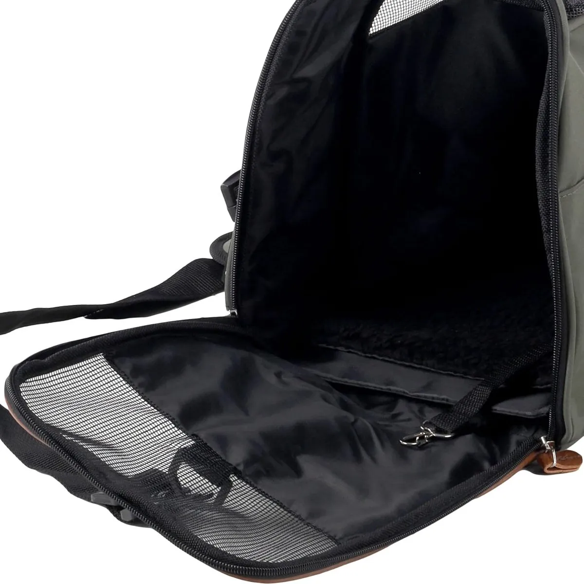 Flamingo Gisel Draagtas - Groen 48x25x33cm