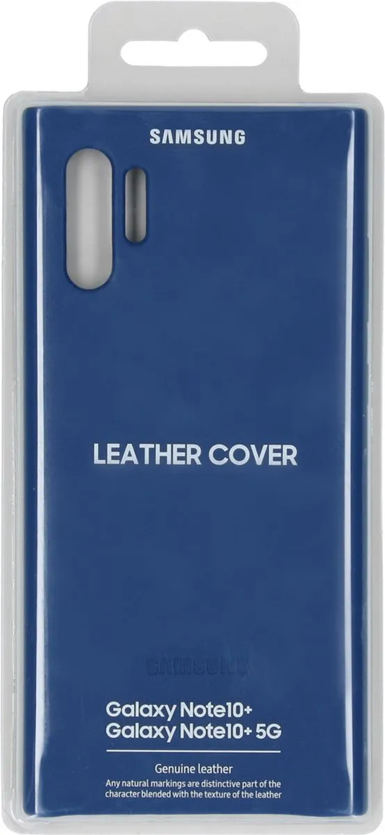 Samsung Leather Cover Galaxy Note 10+ - Blauw