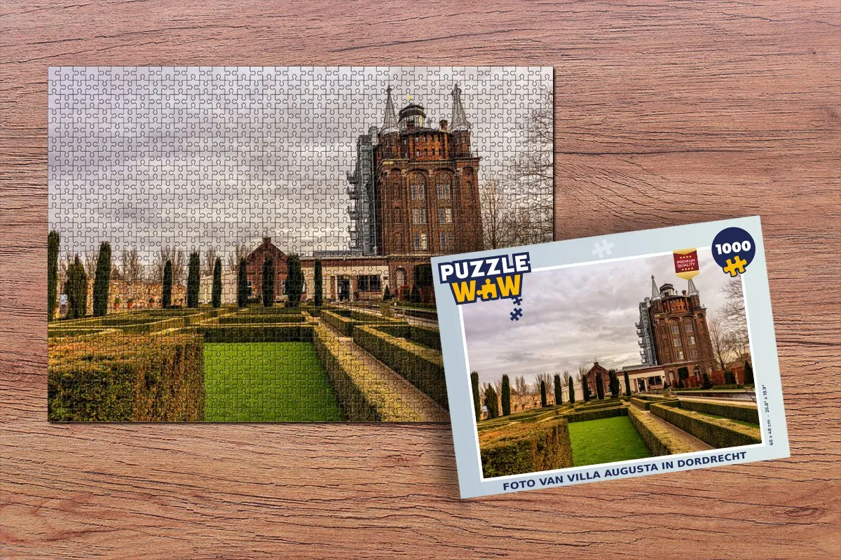 PuzzleWow Architectuur Villa Legpuzzel 1000 Stuks