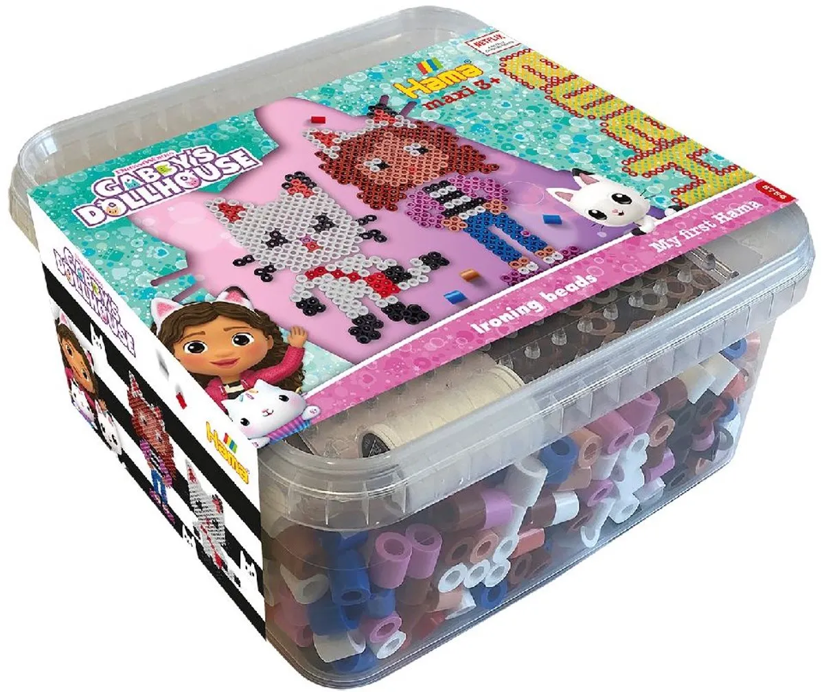 Hama Strijkkralen Maxi Gabby's Dollhouse 900 Stuks