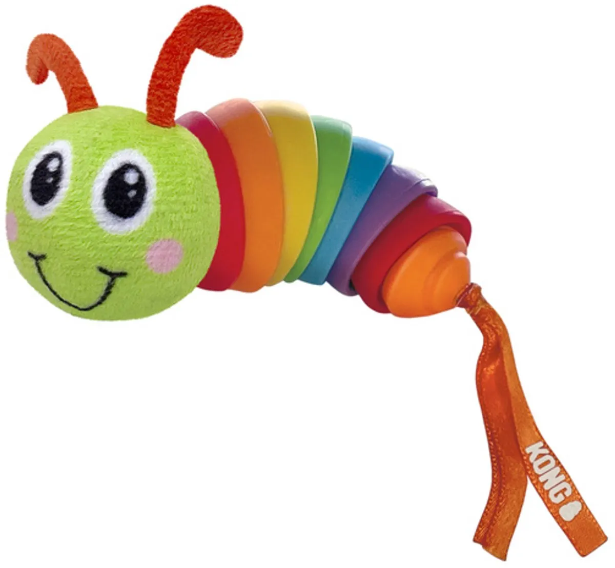 KONG Bat-A-Bout Clackz Caterpillar