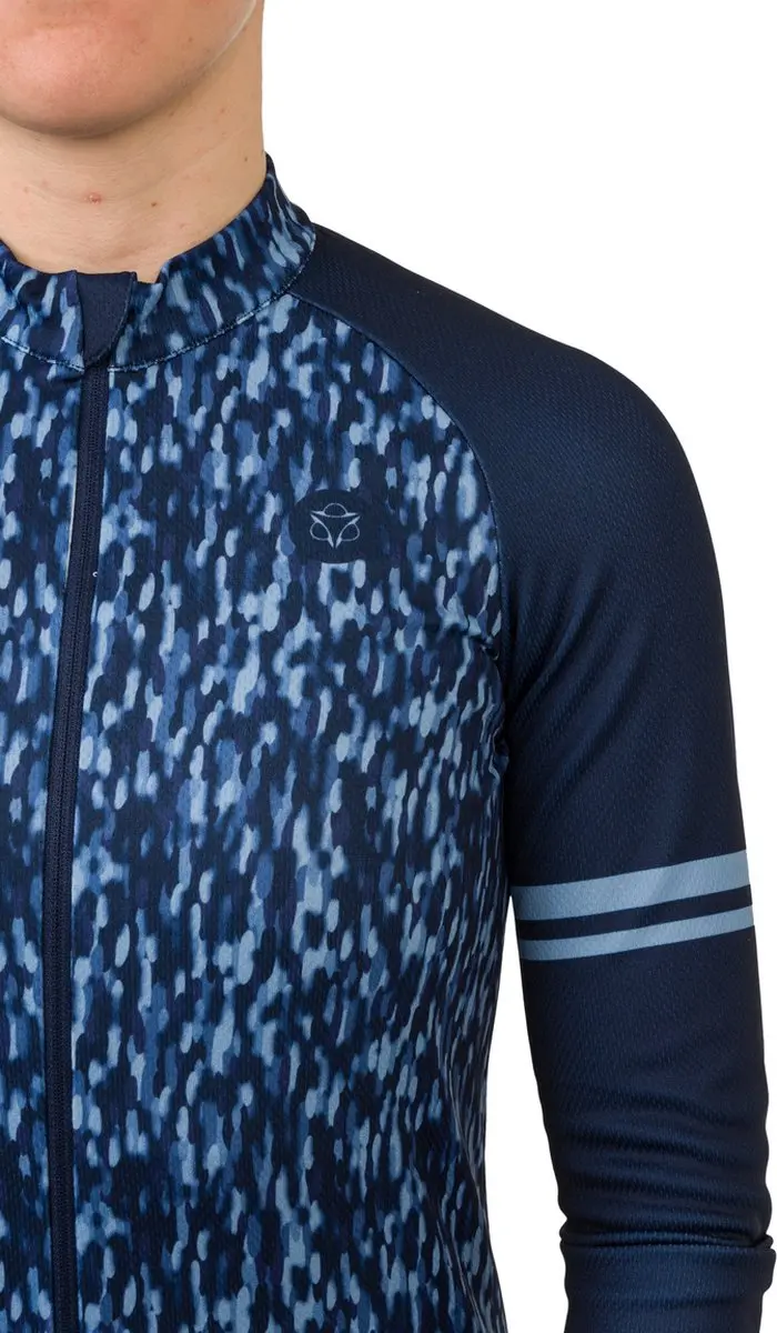 AGU Melange Fietsshirt Lange Mouwen Blauw S - afbeelding 5 van 6