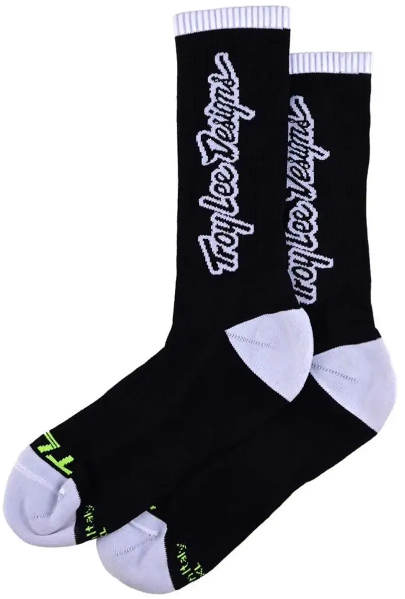 Troy Lee Designs Signature Performance Sokken - Zwart - afbeelding 2 van 4