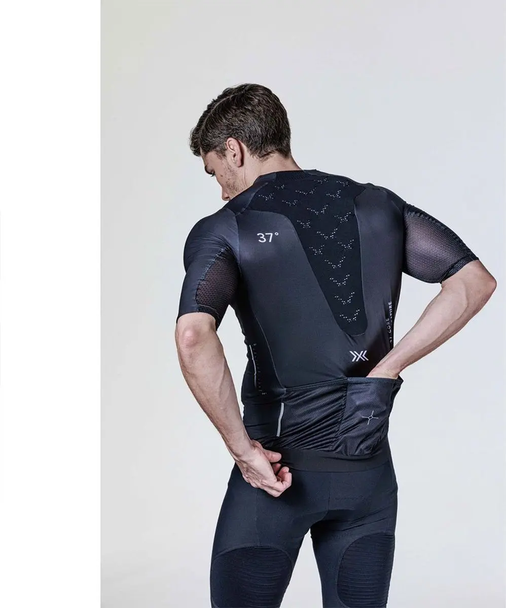 X-Bionic Corefusion Aero Wielertrui L - Zwart - afbeelding 5 van 6