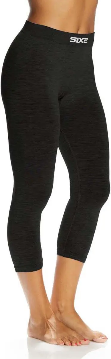 Sixs Pnx Merinos 3/4 Basislaagbroek - Zwart 2XL/3XL - afbeelding 5 van 6