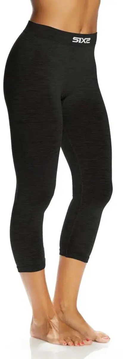 Sixs Pnx Merinos 3/4 Basislaagbroek - Zwart 2XL/3XL - afbeelding 6 van 6