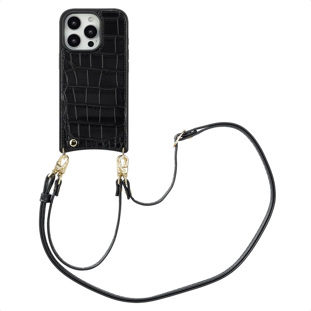 Selencia Croco Backcover iPhone 16 Pro