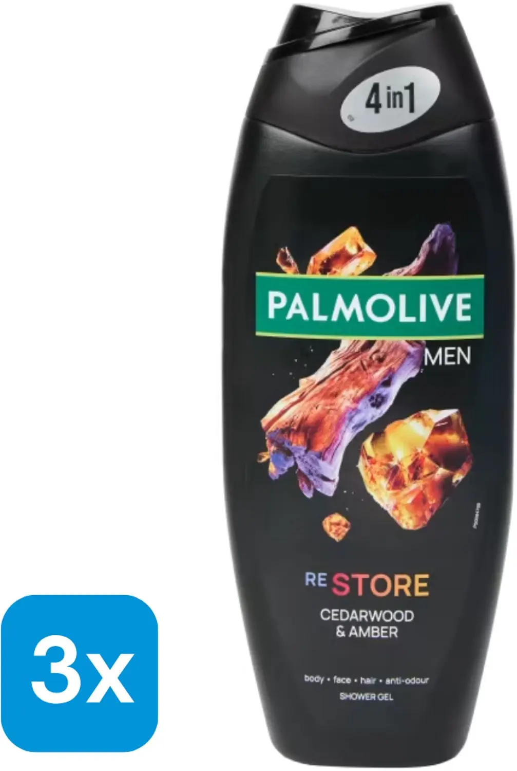 3x Palmolive Men Intense douchegel Spice Up 500 ml