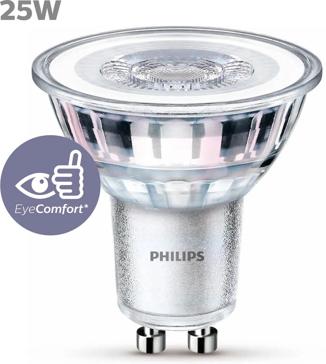 Philips LED Spot GU10 3.1W Warmwit