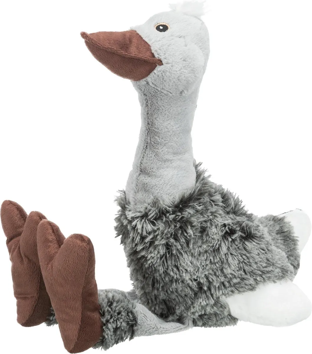 Trixie Struisvogel Pluche Blauw 53cm