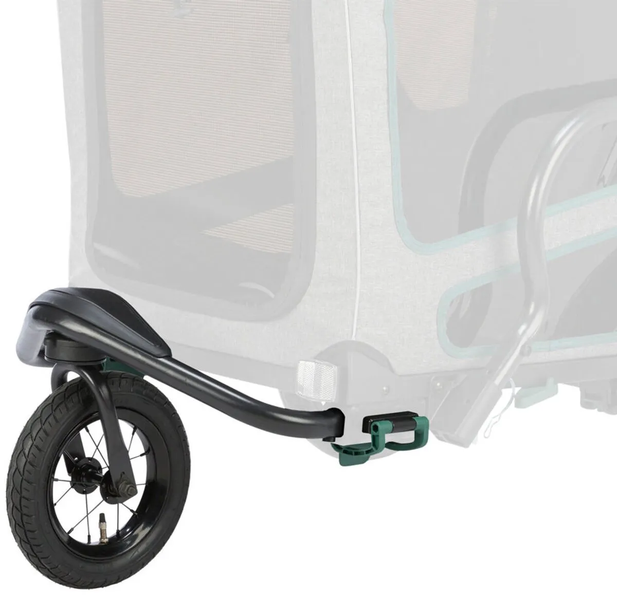 Trixie Jogger-Ombouw Fietskar Small - Grijs